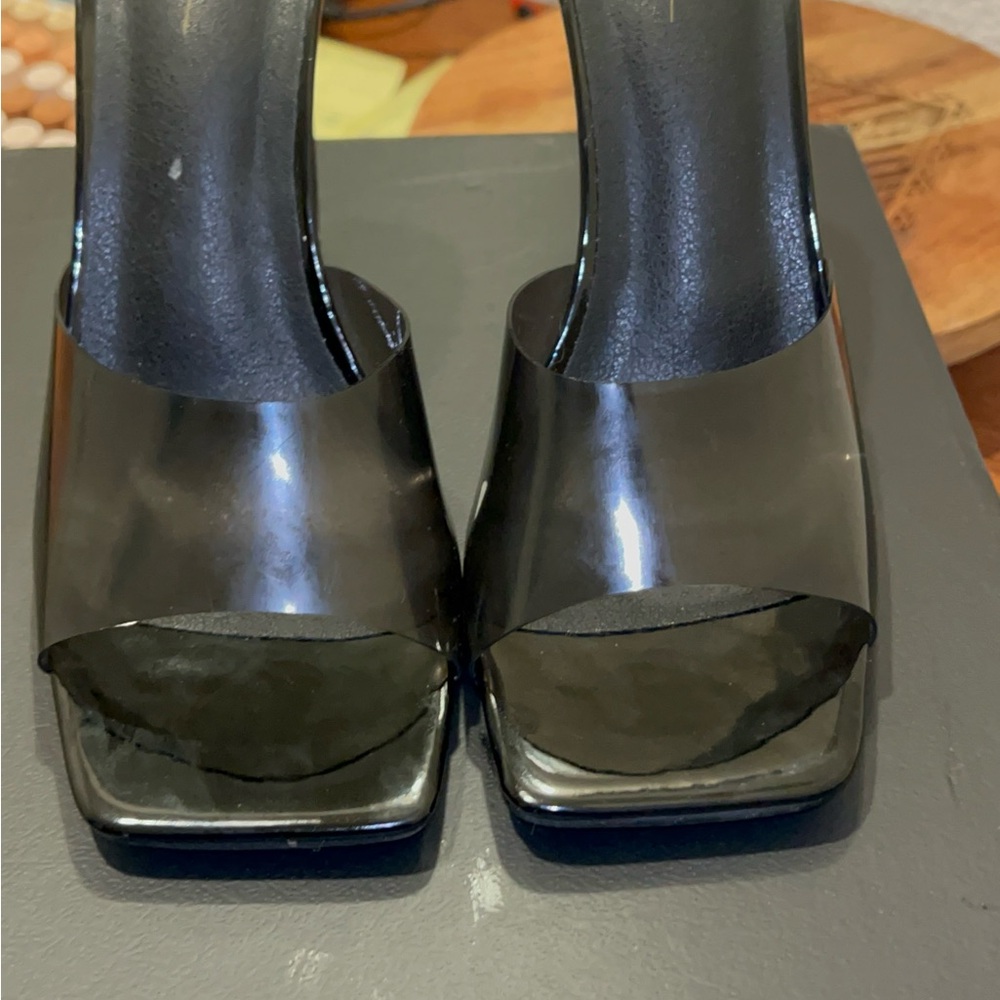 Bisou Bisou Black Block Heel Shoes